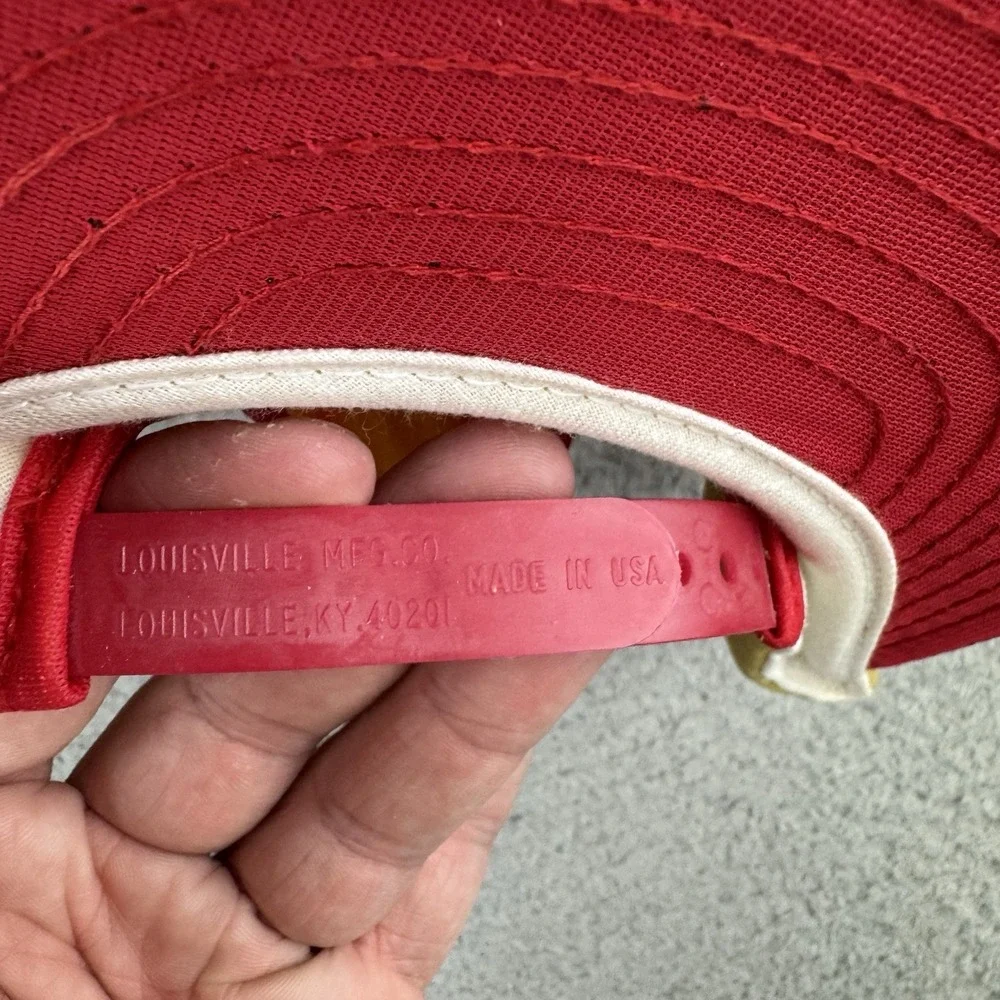 San Francisco 49ers Helmet Hat Snapback by Louisville Mfg NFL Vintage 70s 80s‎
